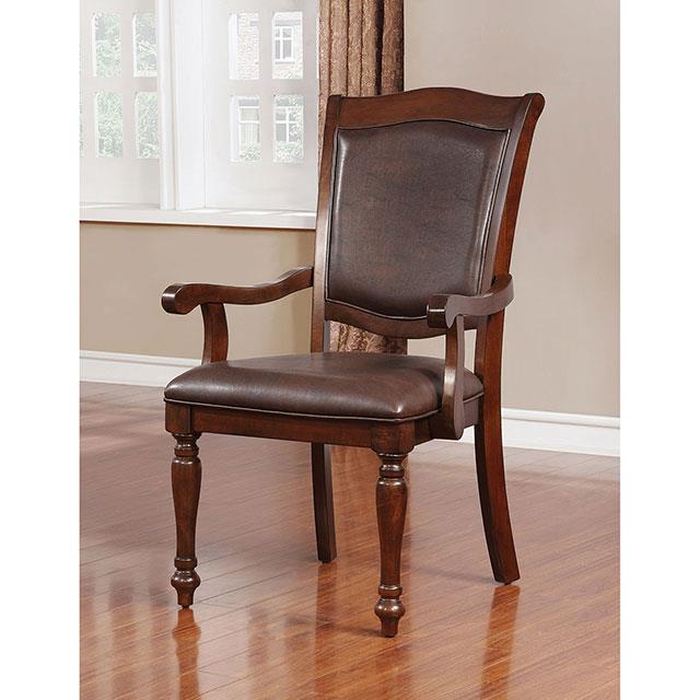 Furniture of America Sylvana CM3453AC-2PK Arm Chair (2/Ctn) IMAGE 1
